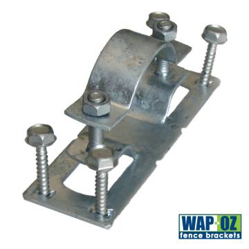 Image of item: 2-3/8" WAP-OZ FENCE BRACKET-STEEL 2 WOOD